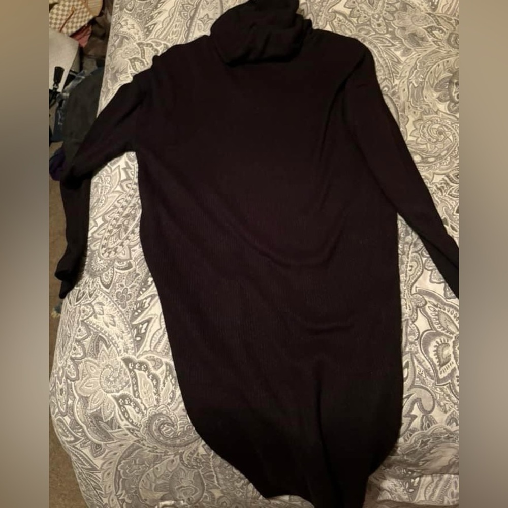 Black sweater dress